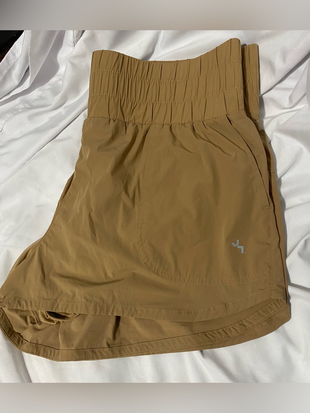 JoyLab High-Waist Athletic Shorts - Tan